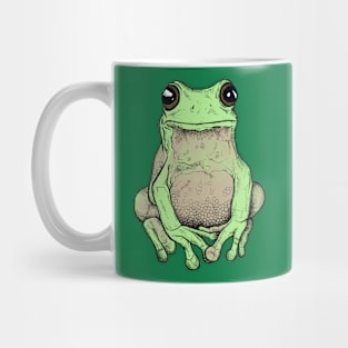 Cute Grumpy Frog Mug